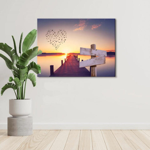 Tableau Personnalisable "Coucher de soleil"