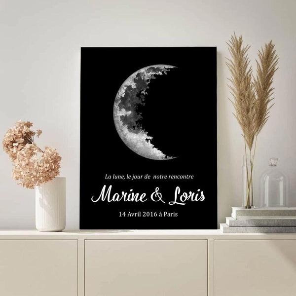 Tableau Personnalisable "Clair de lune"