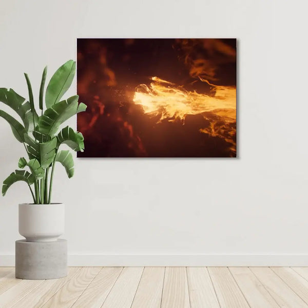 Tableau "Danse du dieu du feu"