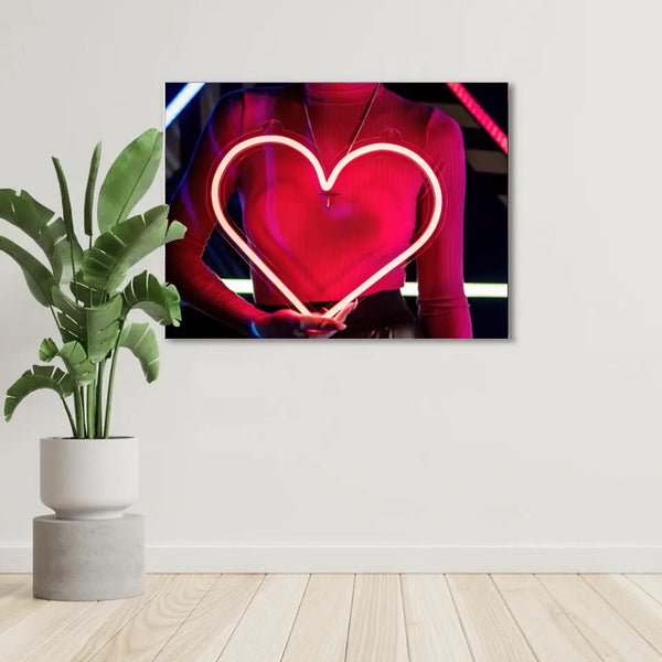 Tableau "Le coeur sur la main"